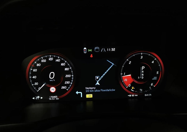 Volvo XC 90 cena 164999 przebieg: 170000, rok produkcji 2018 z Szczawnica małe 781